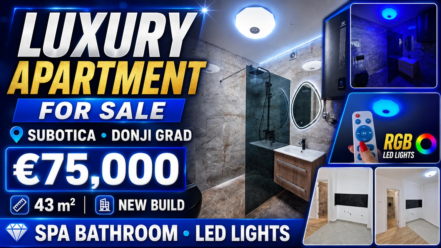 ICONIC Real Estate apartment poster